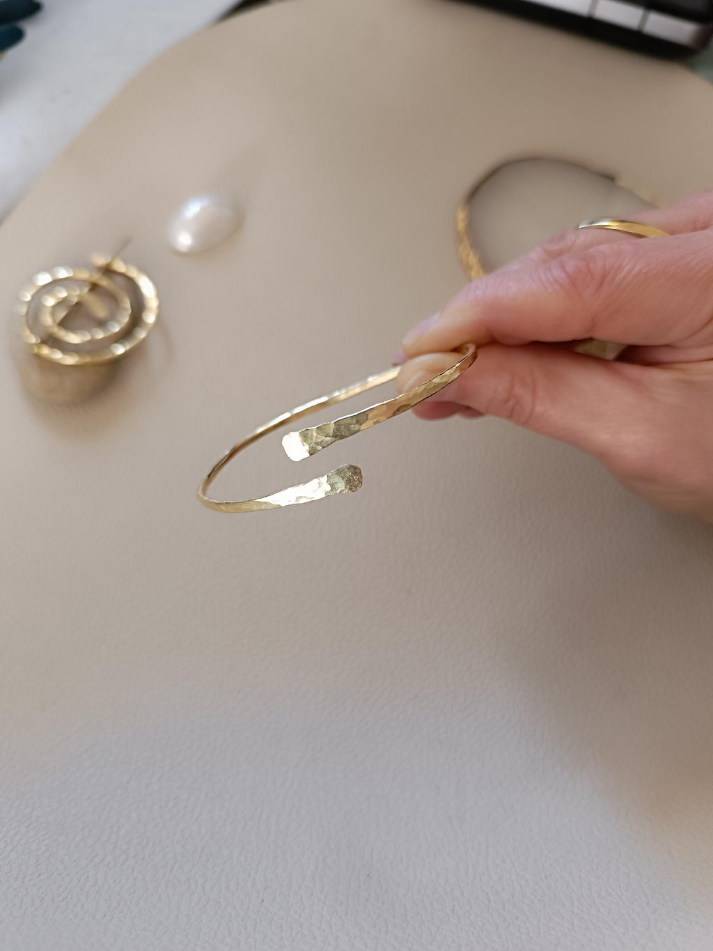 Handmade Brass Cuff Bracelet