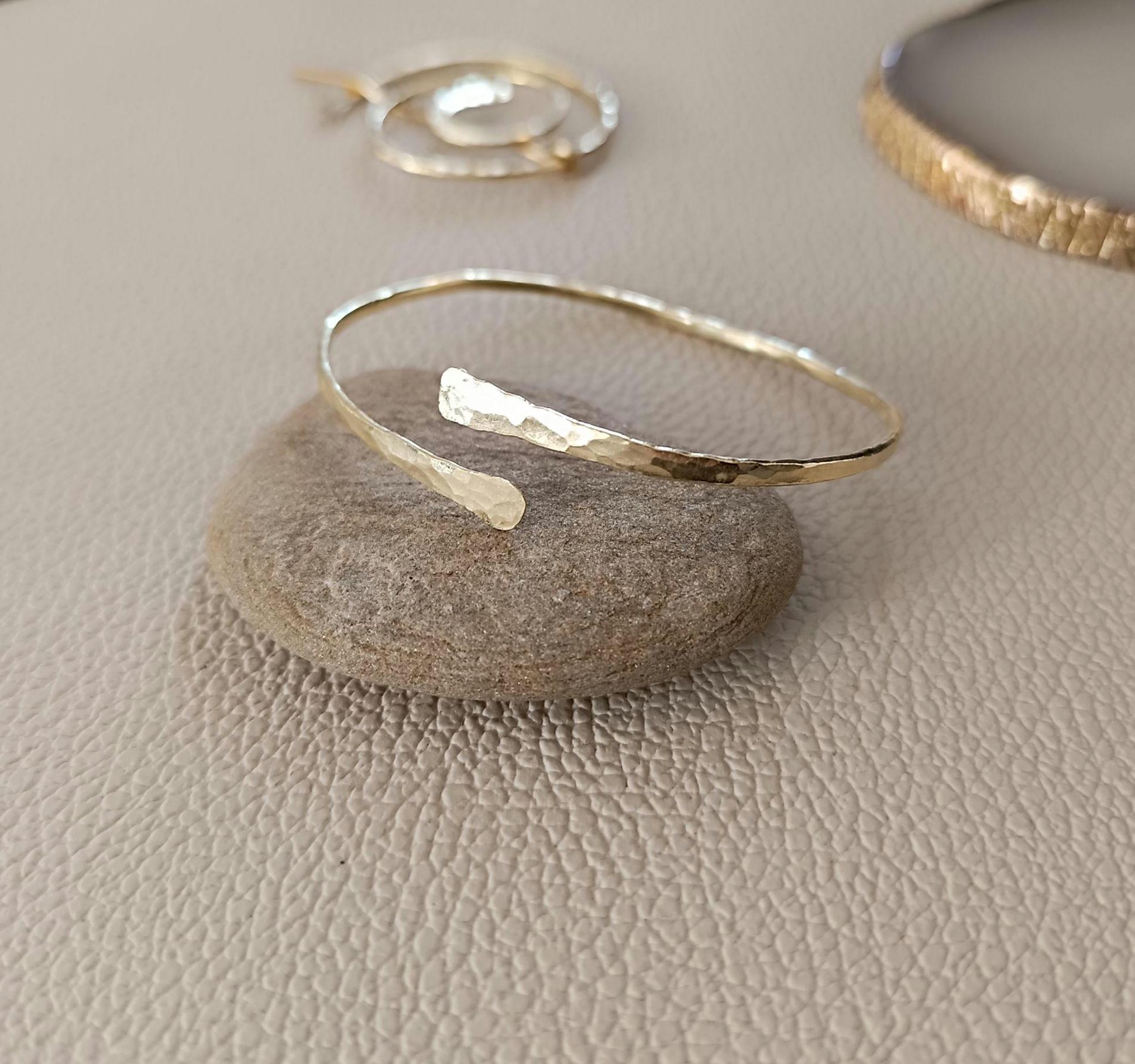 Handmade Brass Cuff Bracelet