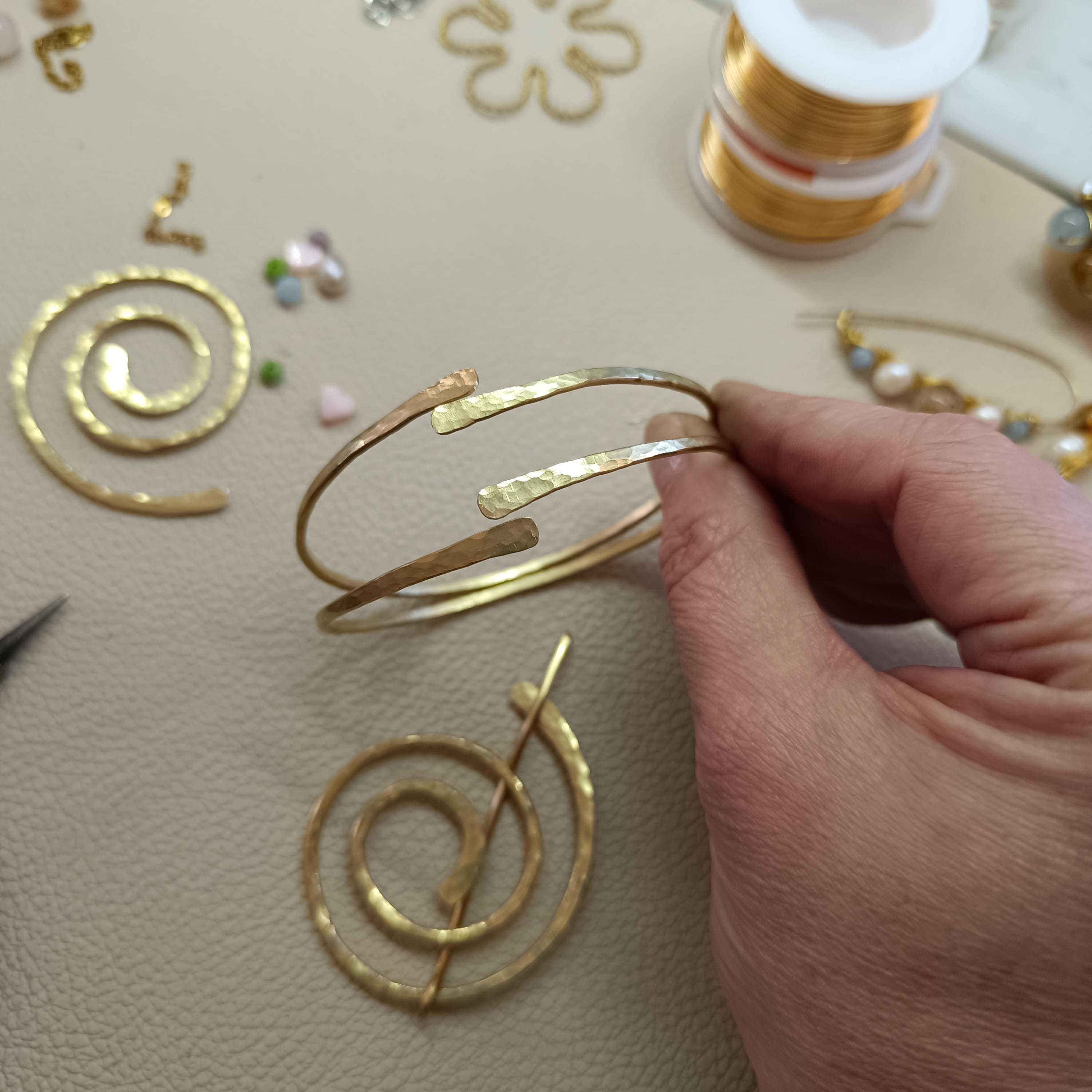 Handmade Brass Cuff Bracelet