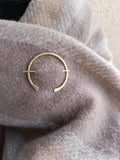 Celtic Brass Shawl Pin
