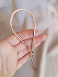 Large Copper Hair Fork