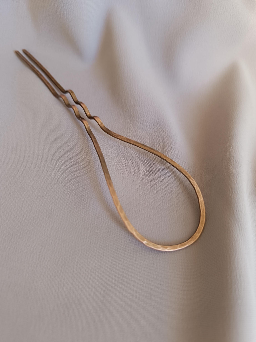 Large Copper Hair Fork