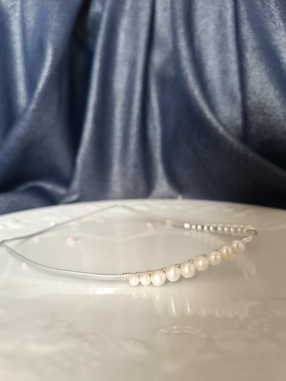 Pearl Hair Styling Tool, Pearl Halo Crown, Hair Shaping Tool, Bridal Hair Accessory, Braid Styling Tool, Brass or Steel