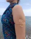 Adjustable Spiral Upper Arm Cuff
