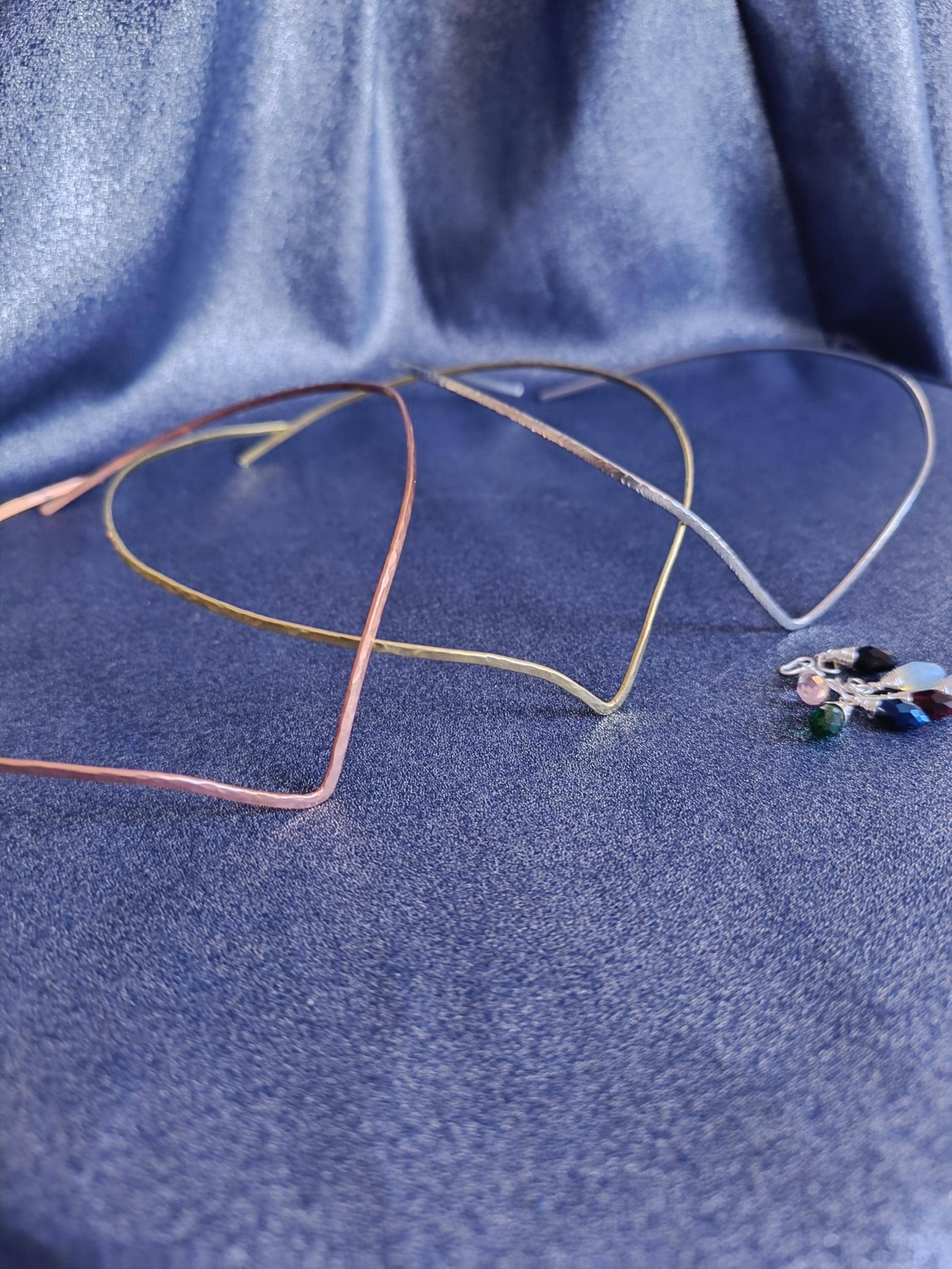 Elven Circlet Crown – Minimalist Hair Circlet – Renaissance Elf Headpiece – Steel Brass Copper