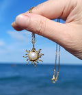 Handmade Sun Pendant Necklace