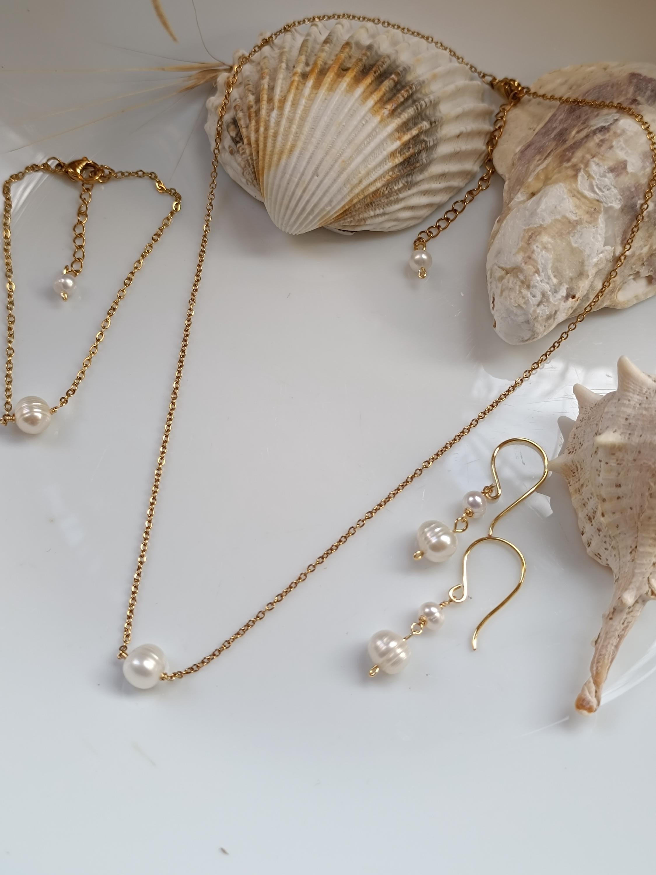 Minimalist Pearl Necklace for Women