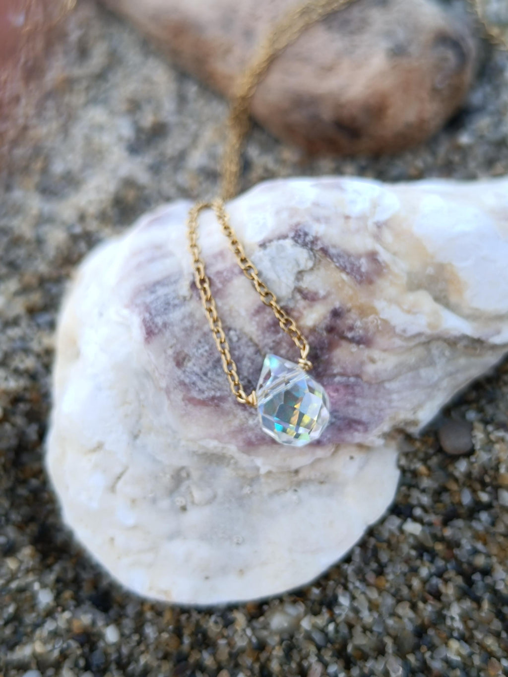 Minimalist Crystal Choker Necklace