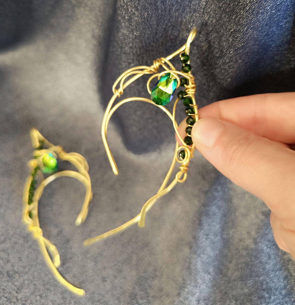 Elven Ear Cuffs Brass