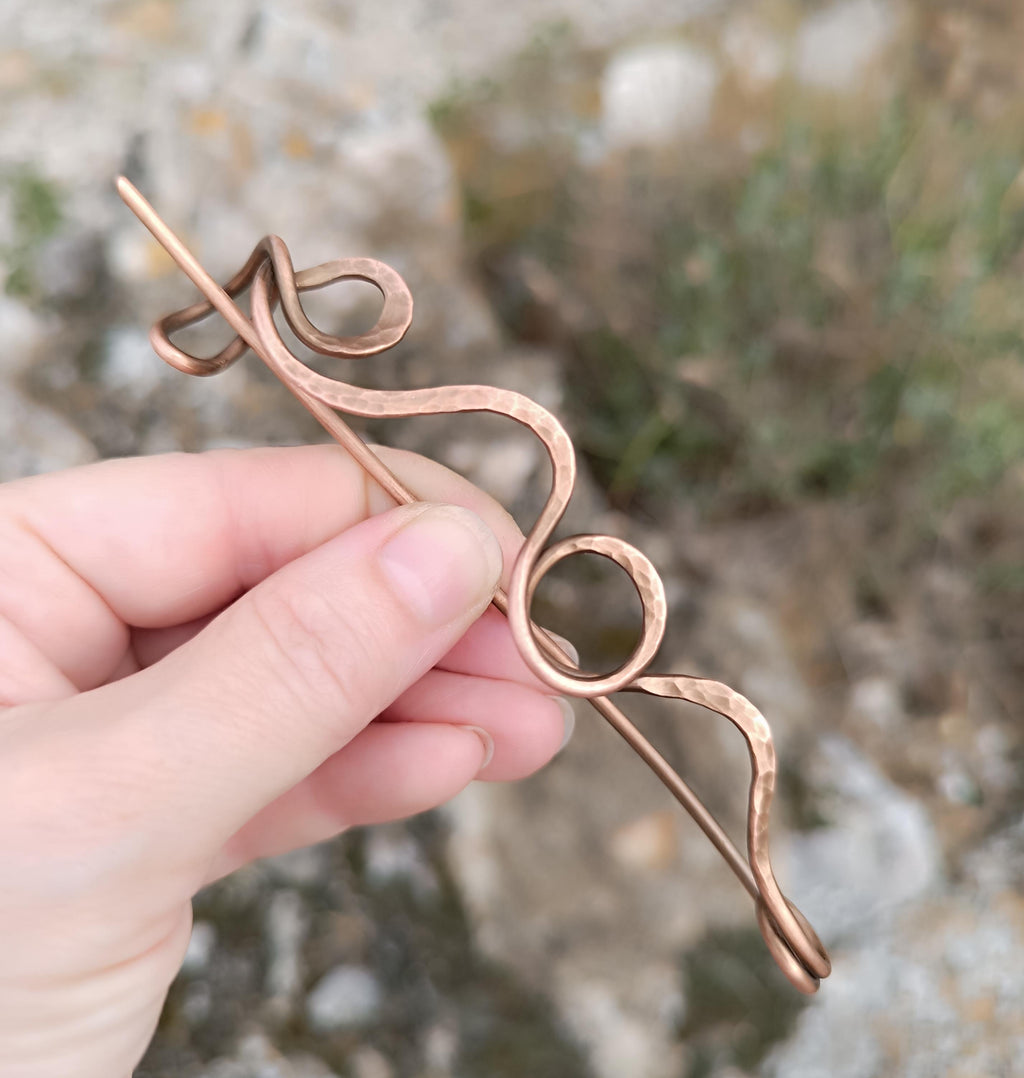 Copper Shawl Pin