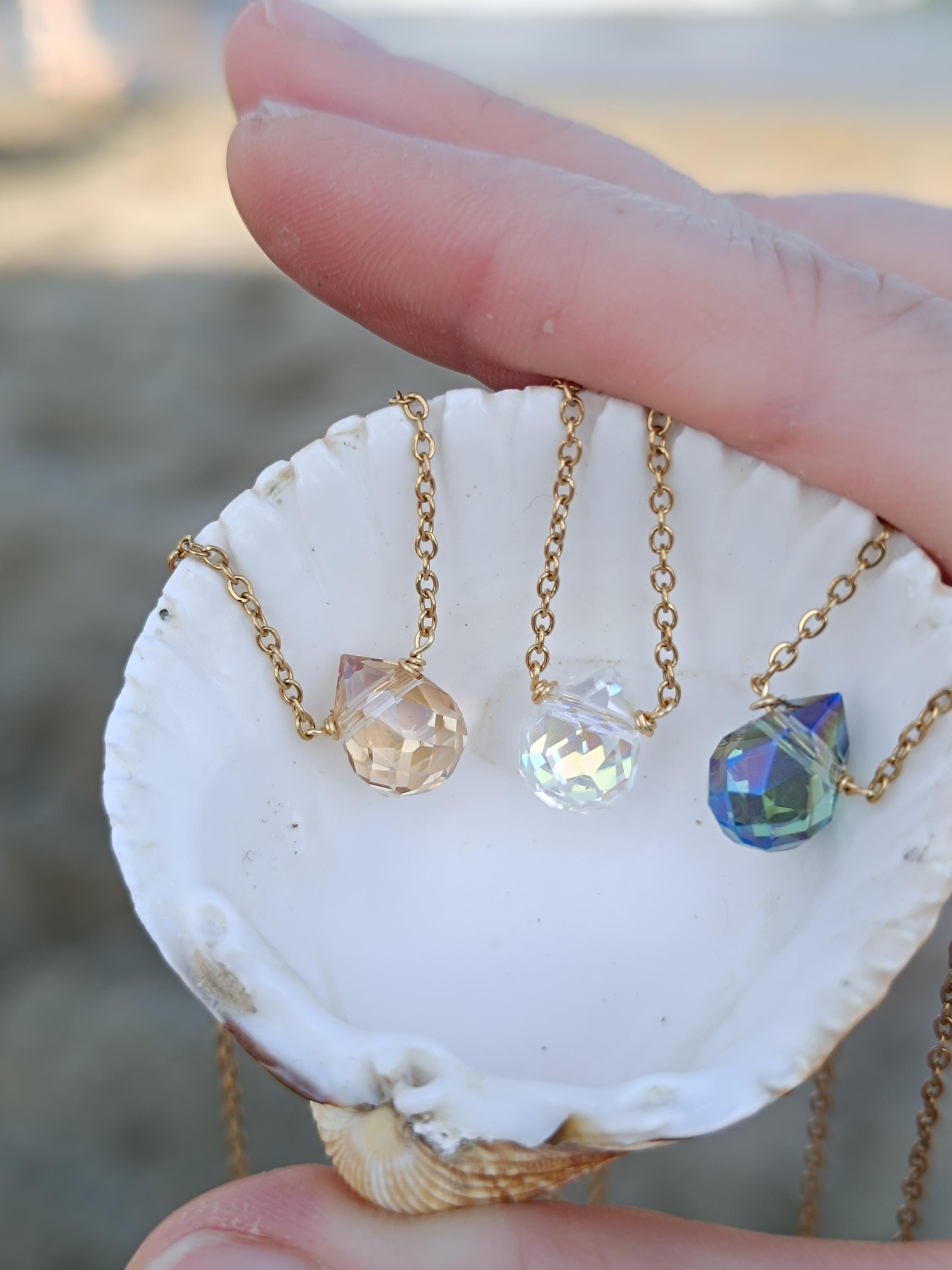 Minimalist Crystal Choker Necklace