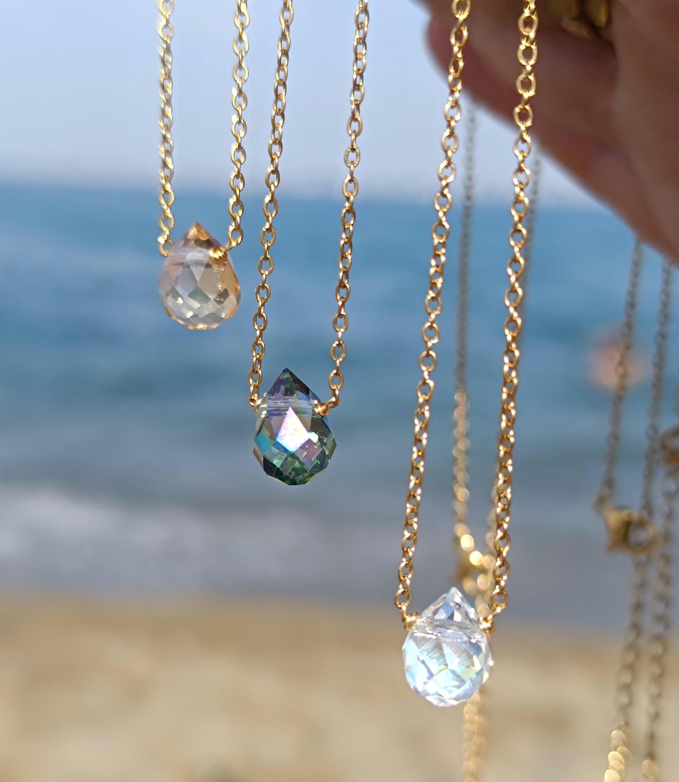 Minimalist Crystal Choker Necklace