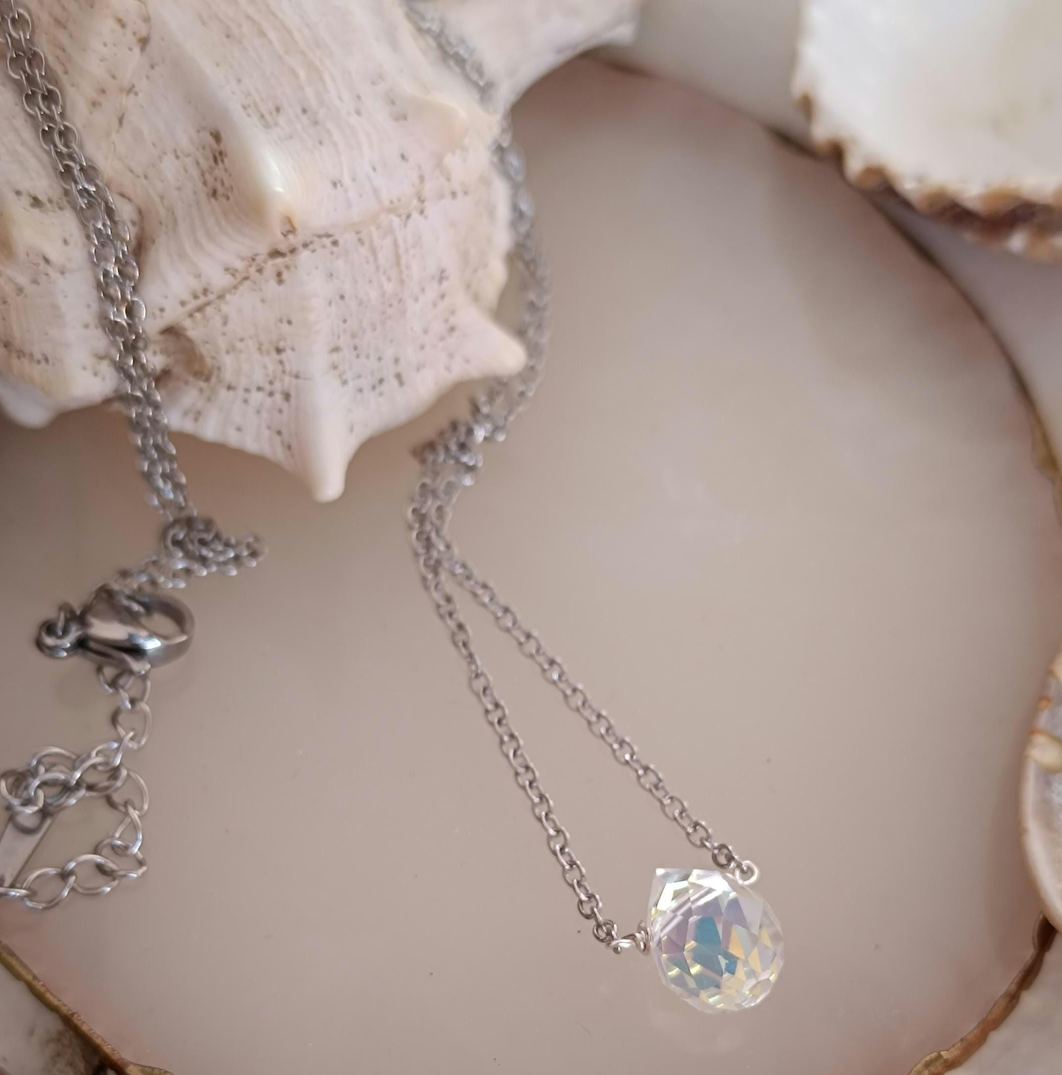Minimalist Crystal Choker Necklace