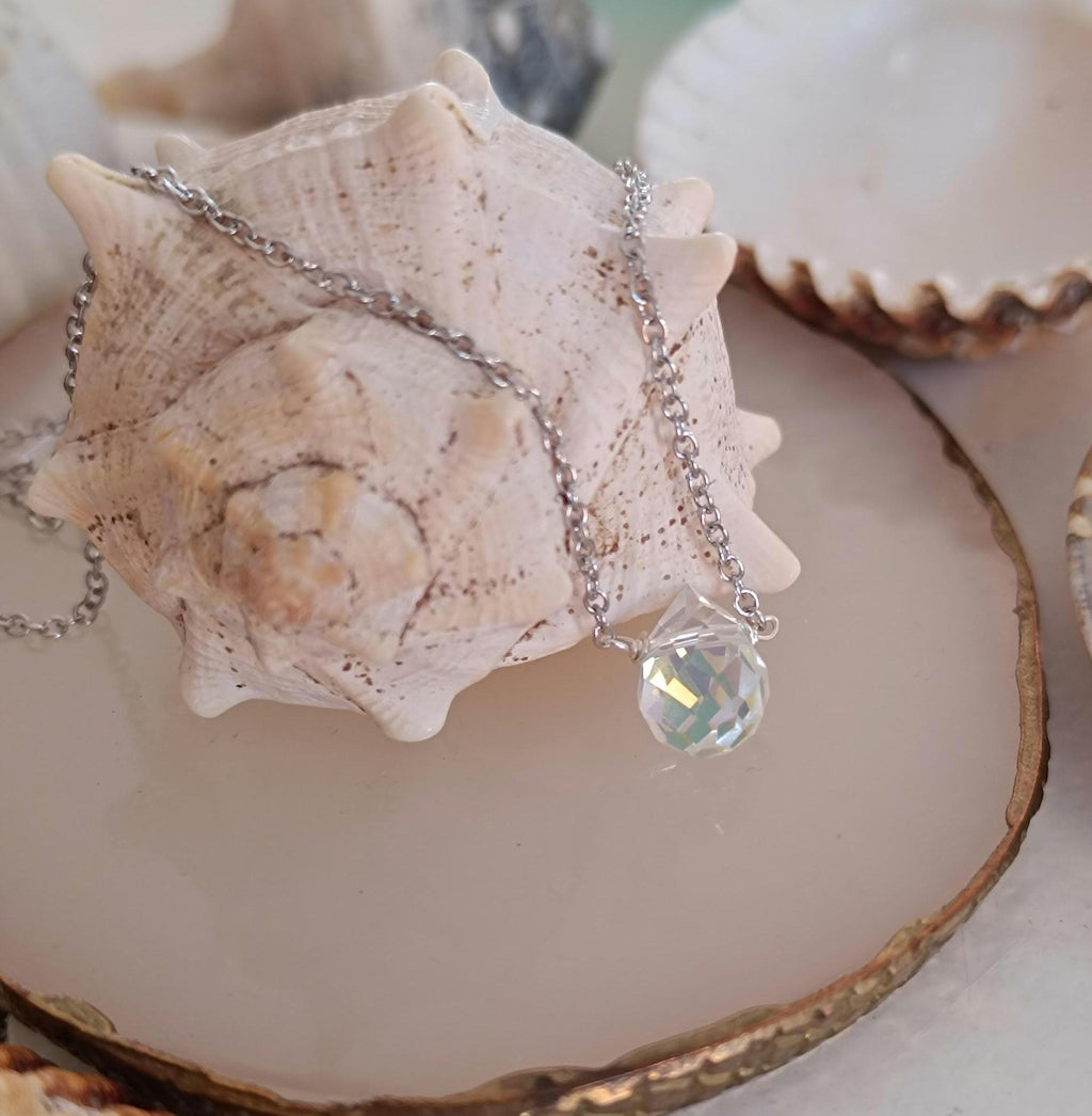 Minimalist Crystal Choker Necklace