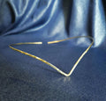 Elven Circlet Crown – Minimalist Hair Circlet – Renaissance Elf Headpiece – Steel Brass Copper