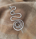 Large Celtic Spiral Brooch