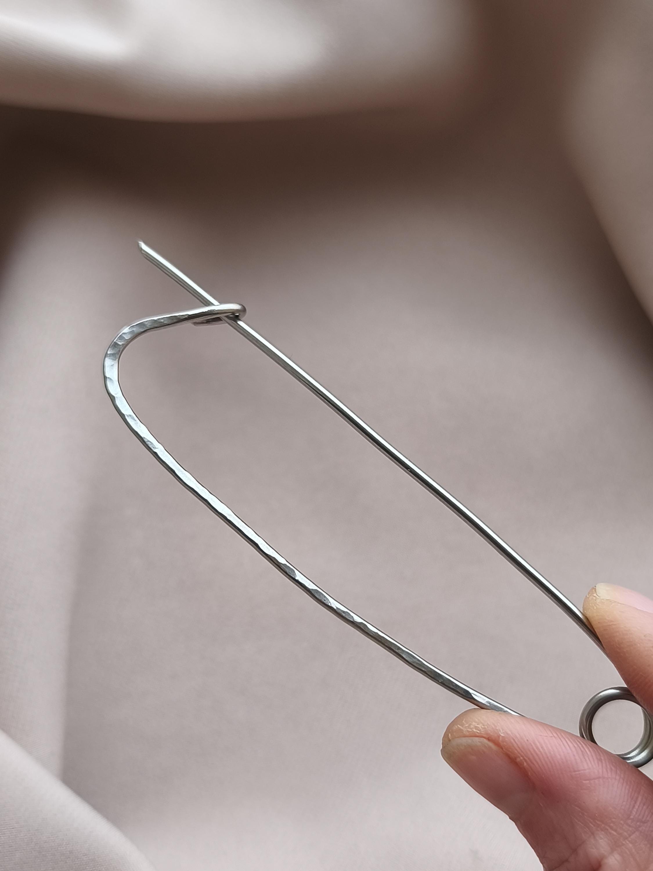 Steel Shawl Pin