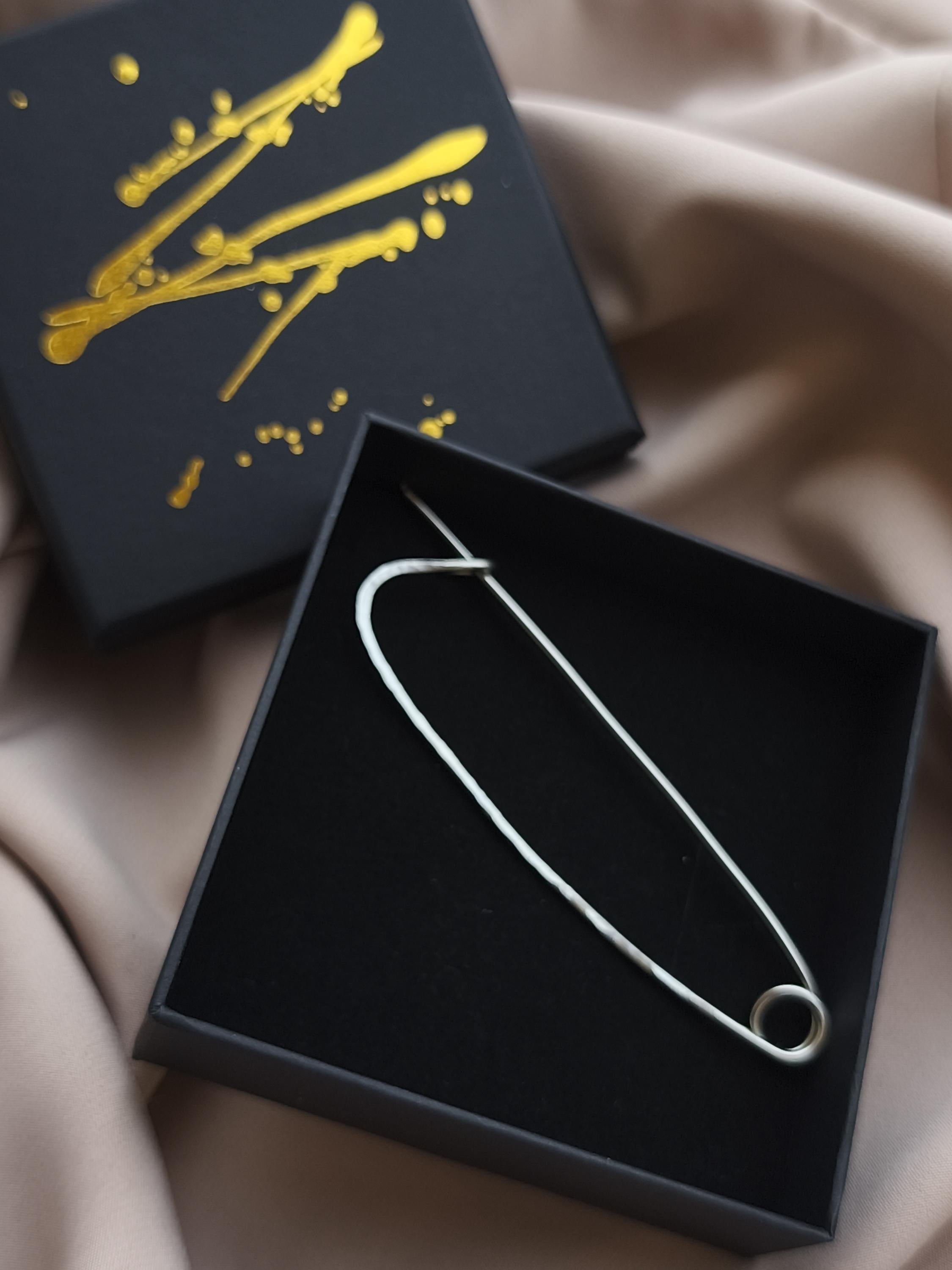 Steel Shawl Pin