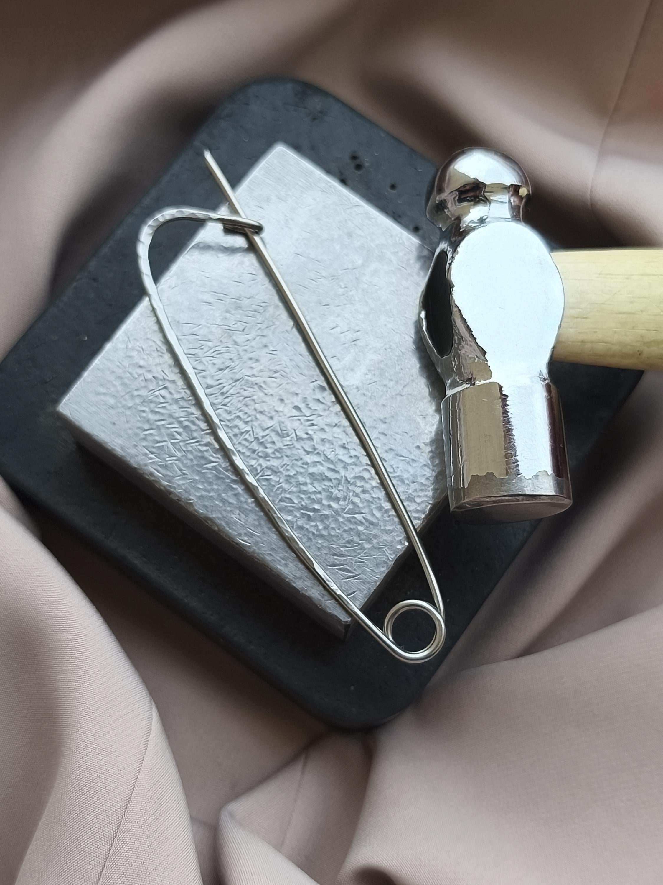 Steel Shawl Pin