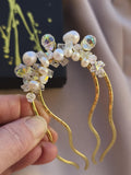 Bridal Hair Comb Pearl