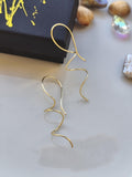 Gold Spiral Earrings