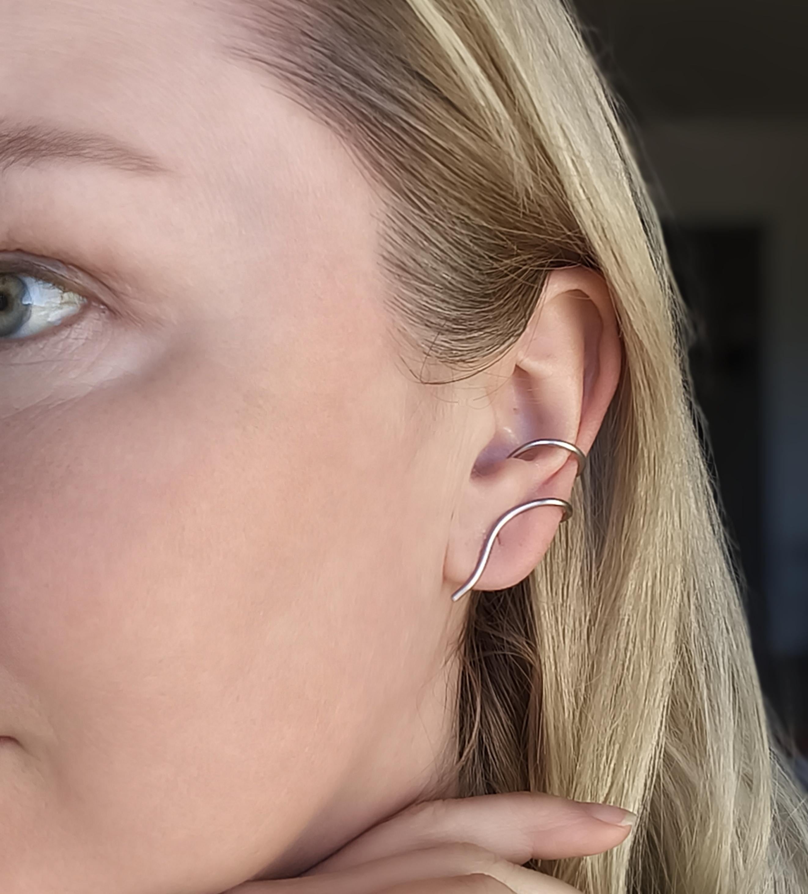Minimalist Ear Cuff No Piercing Stainless Steel