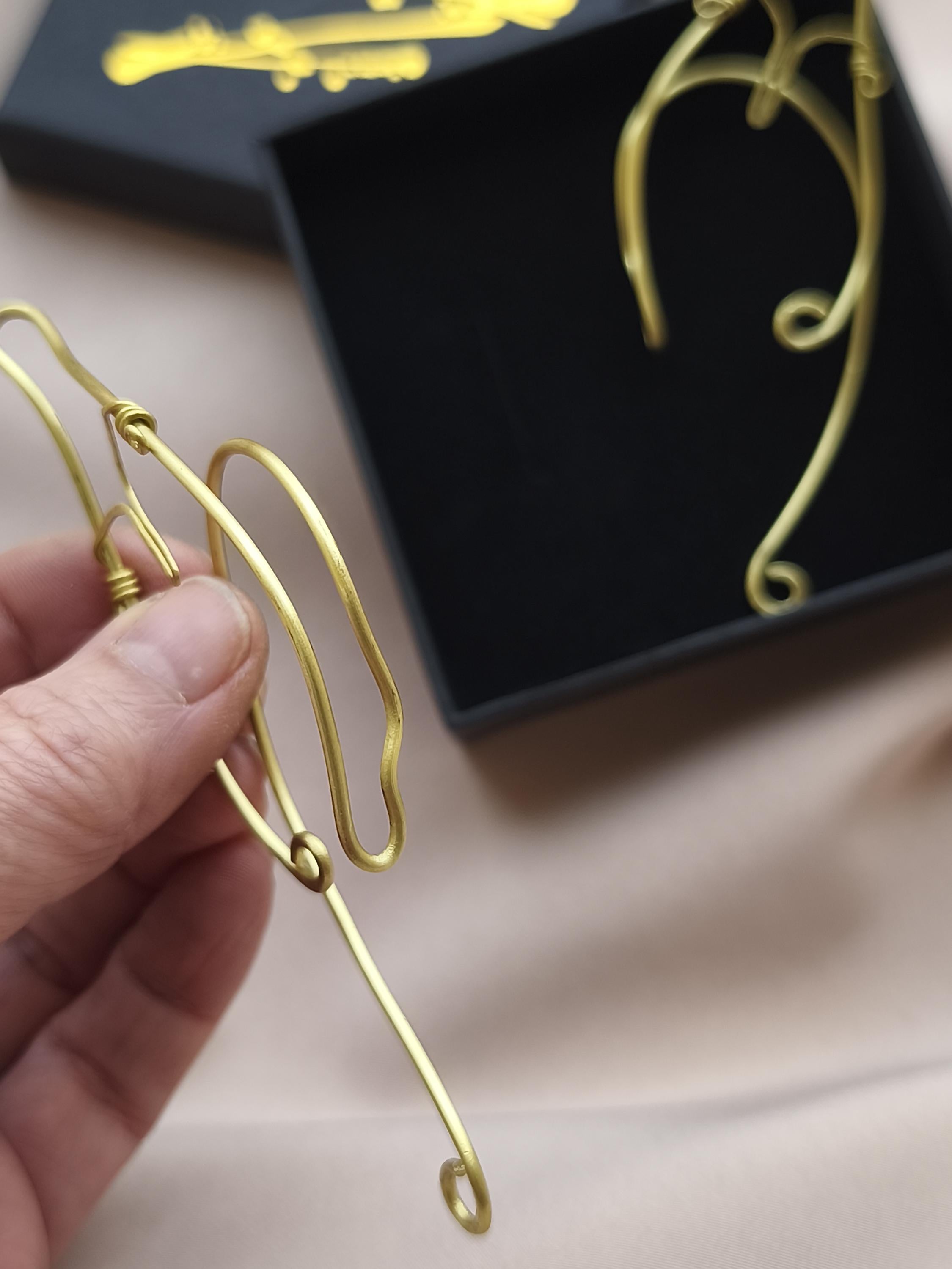 Elven Ear Cuffs Brass Set
