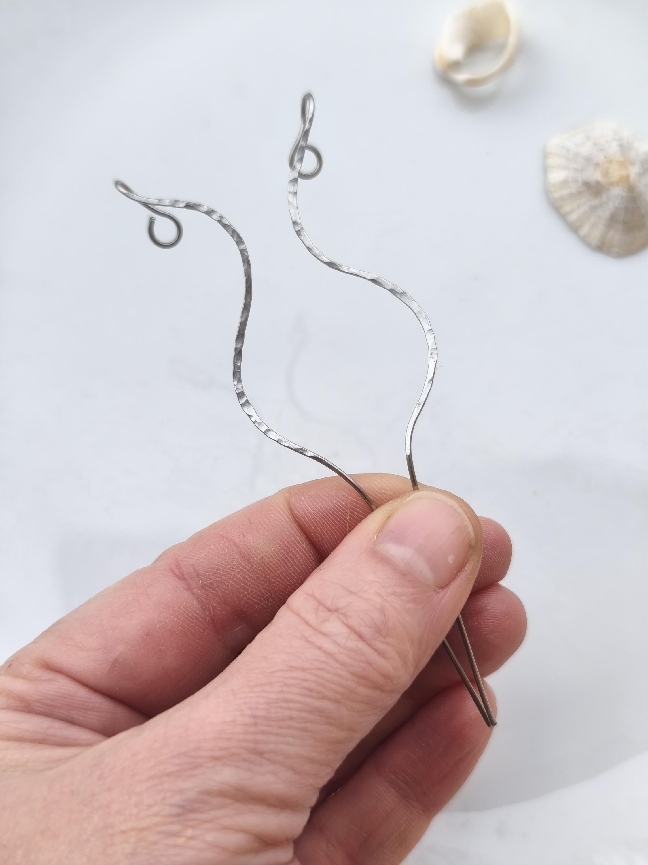 Elven Steel Ear Cuff Pair