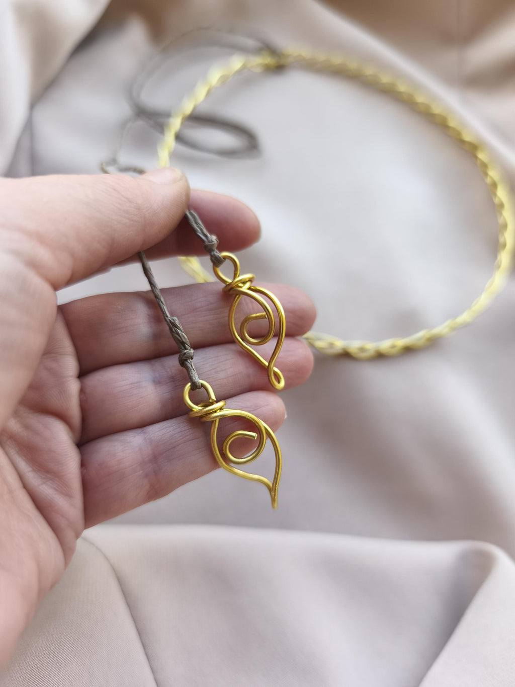 Minimalist Brass Halo Crown Headband