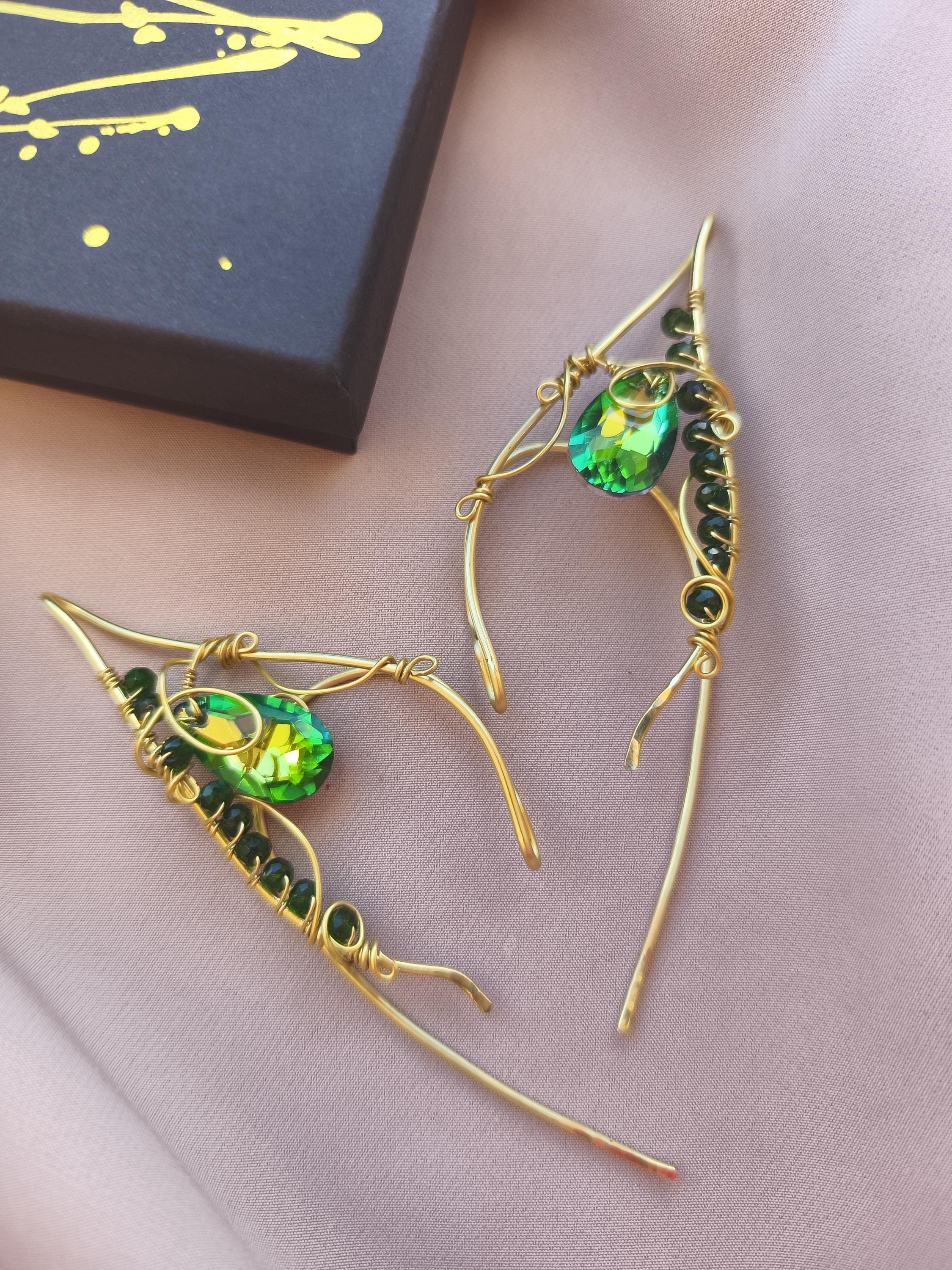 Elven Ear Cuffs Brass