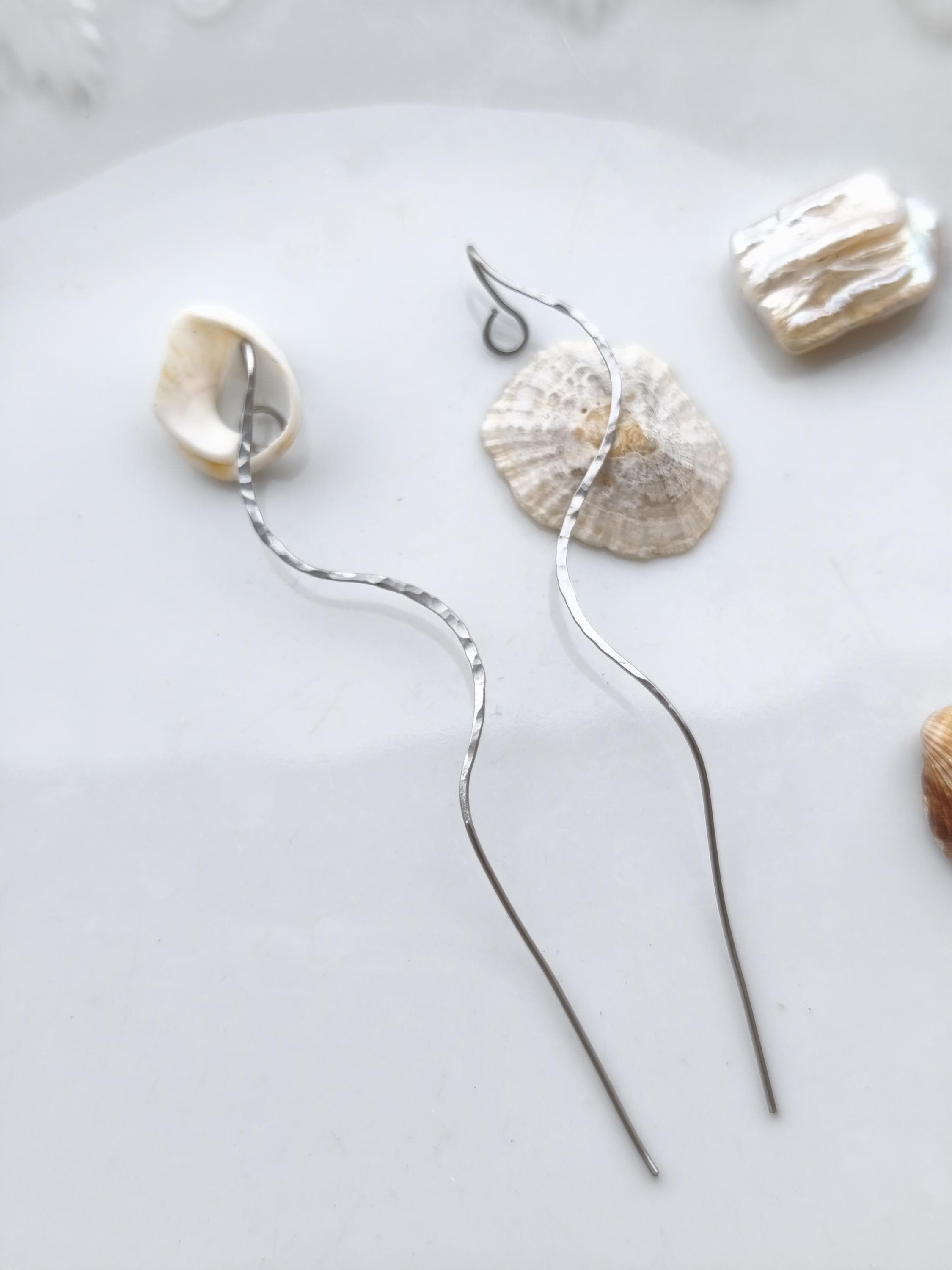 Elven Steel Ear Cuff Pair