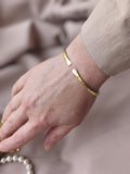 Minimalist Brass Cuff Bracelet