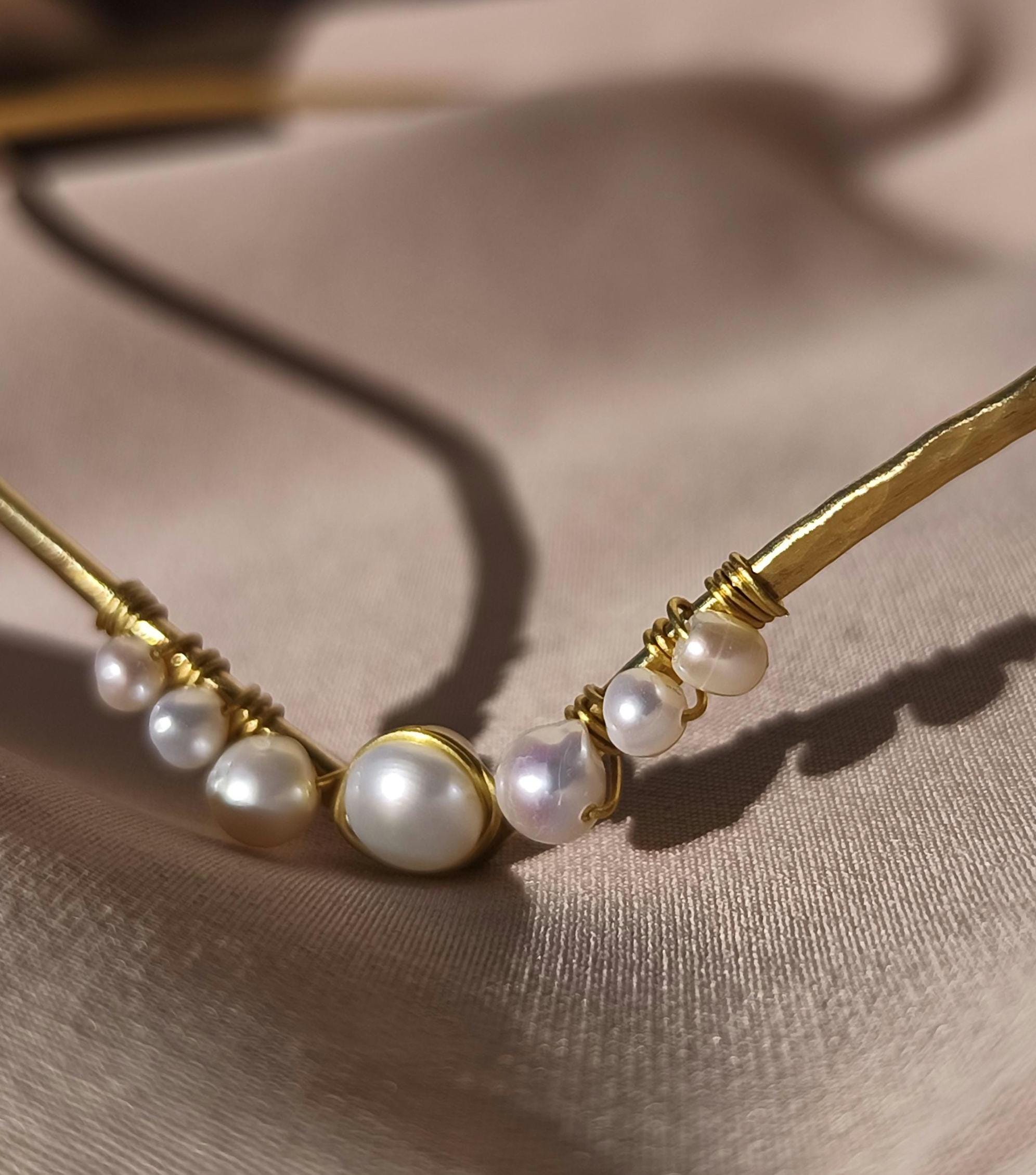 2 Ways Pearl Bridal Tiara