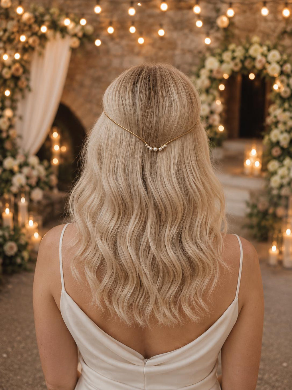 2 Ways Pearl Bridal Tiara