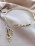 Minimalist Brass Halo Crown Headband