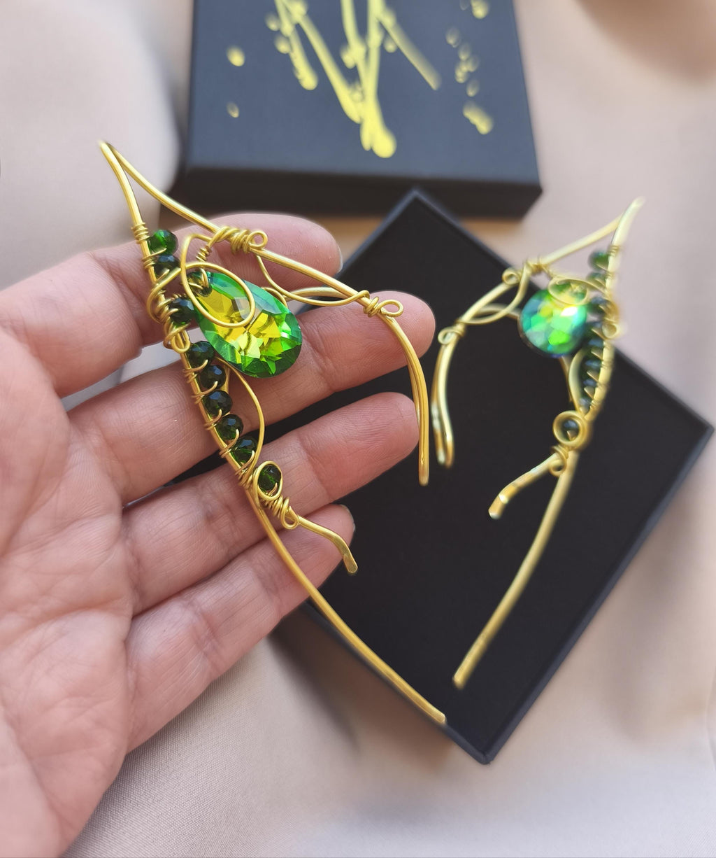 Elven Ear Cuffs Brass