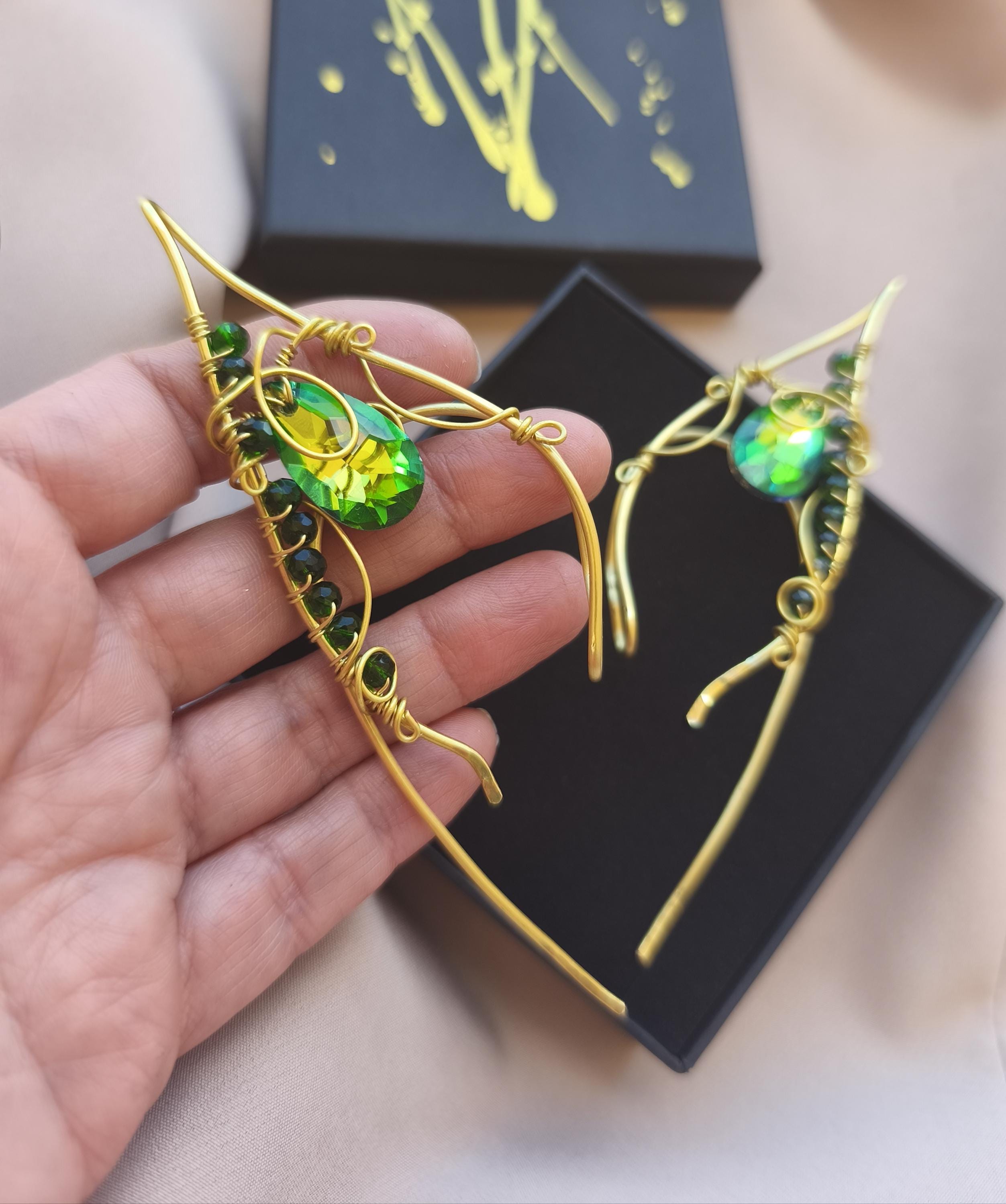 Elven Ear Cuffs Brass
