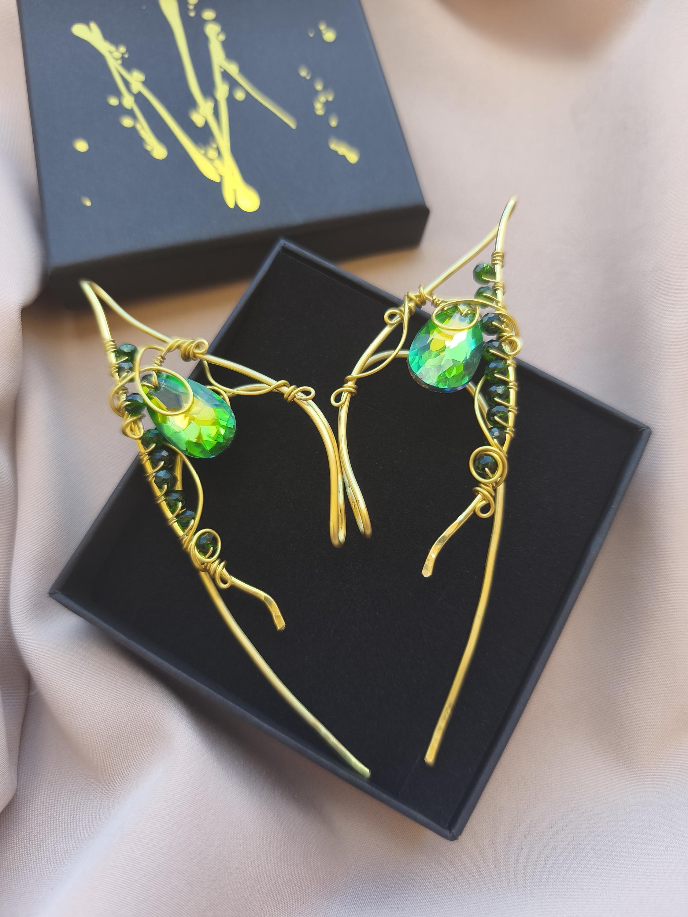 Elven Ear Cuffs Brass