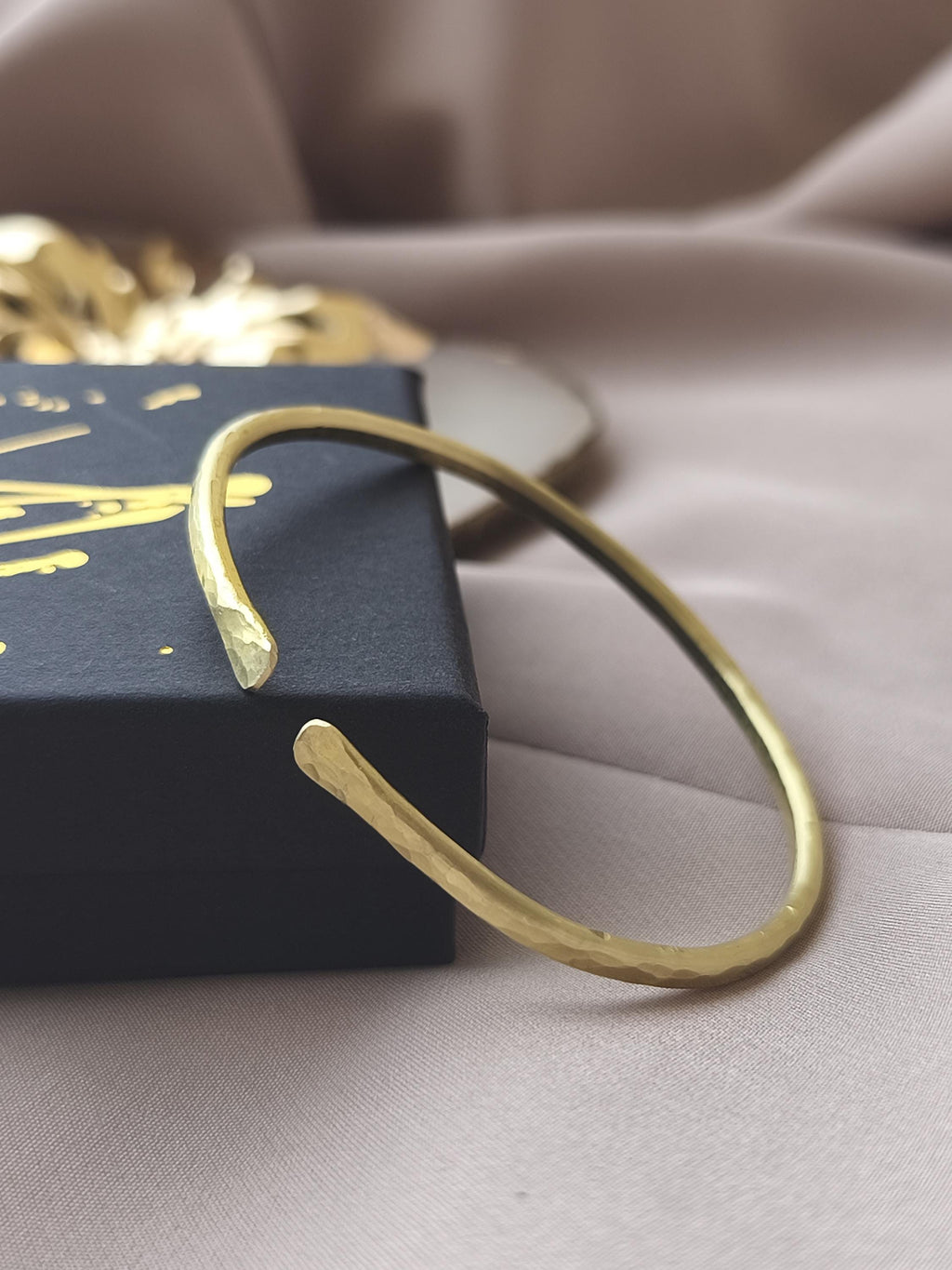 Minimalist Brass Cuff Bracelet