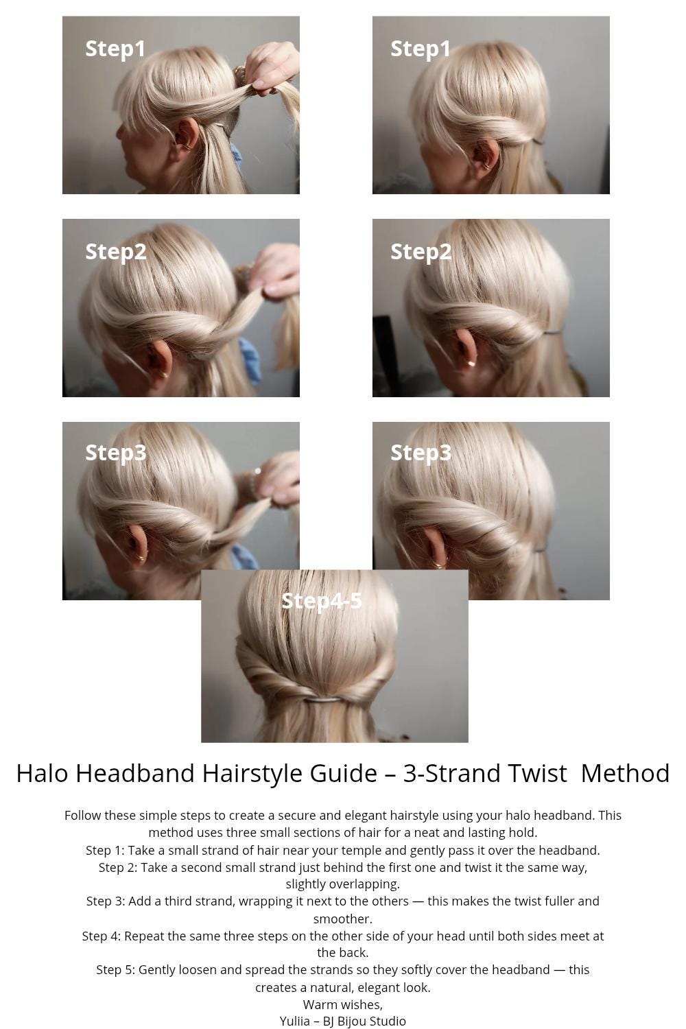 Minimalist Hair Styling Headband