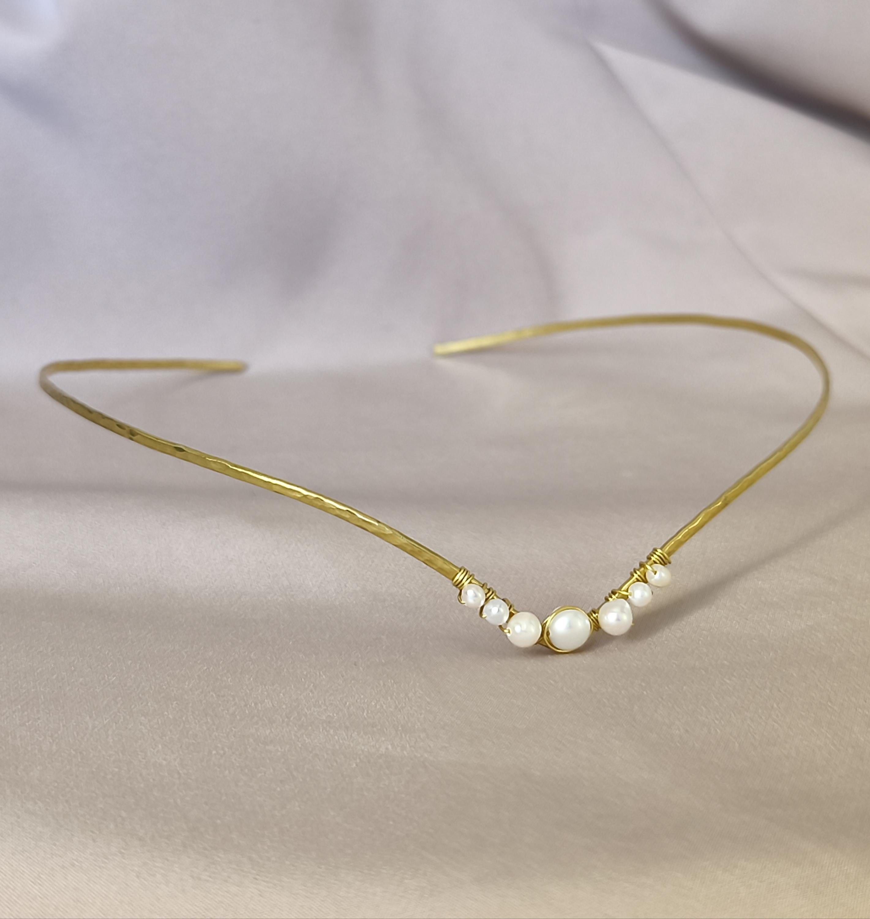 2 Ways Pearl Bridal Tiara