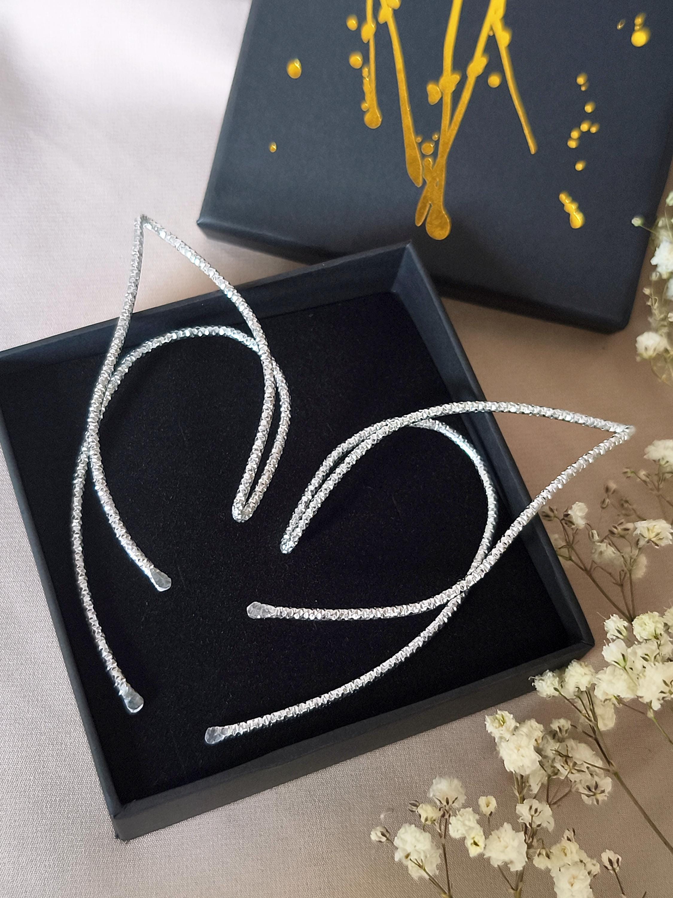 Elf Ear Cuff Pair Silver Tone