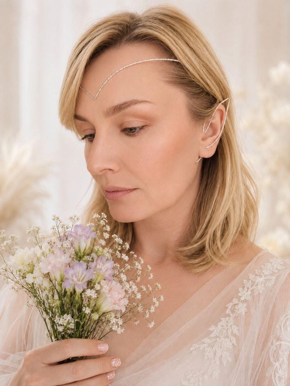 Silver Bridal Tiara