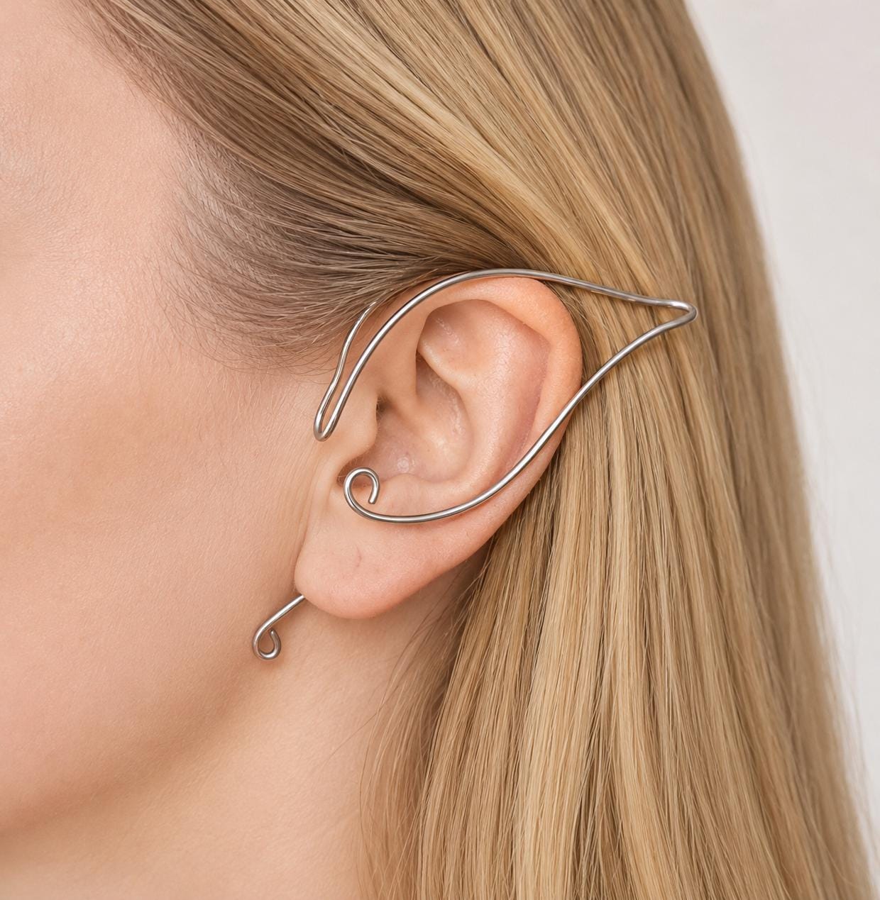 Minimalist Stainless Steel Ear Wrap