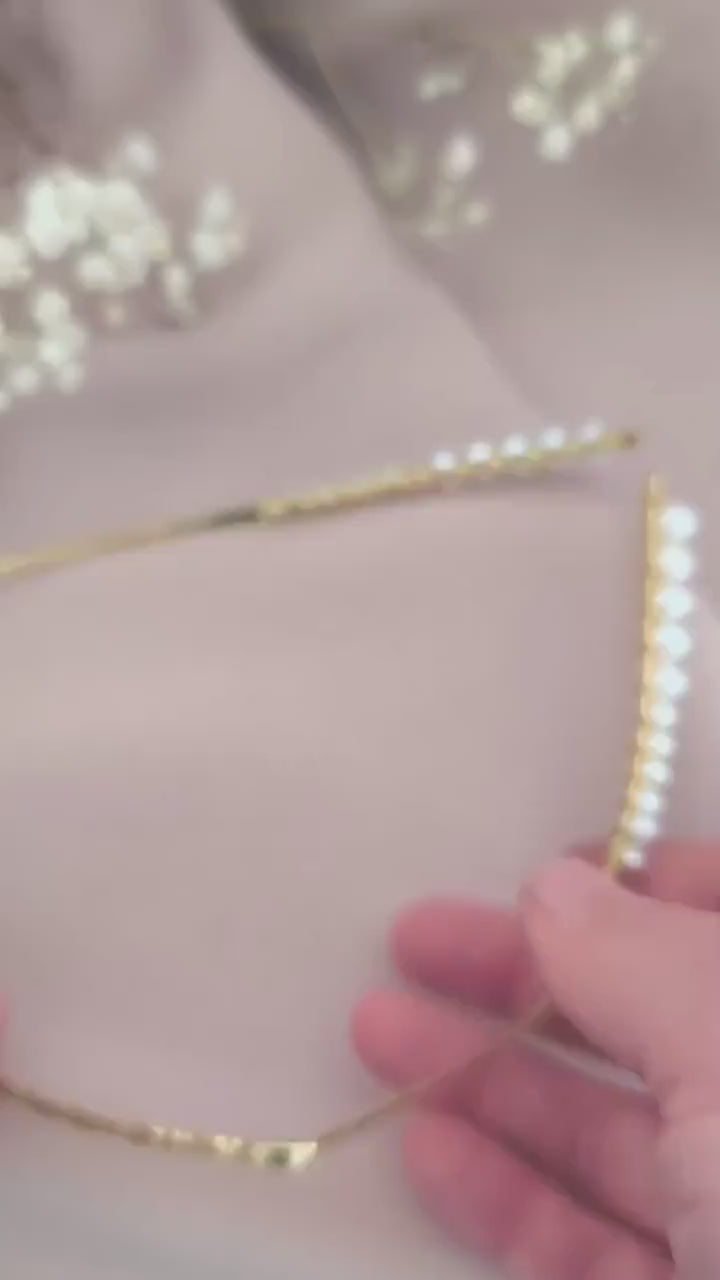 Pearl Hair Styling Tool, Pearl Halo Crown, Hair Shaping Tool, Bridal Hair Accessory, Braid Styling Tool, Brass or Steel